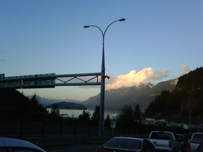 Waiting for the ferry back to the Island